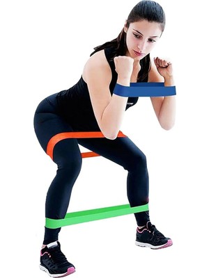 Pilates Direnç Lastiği Seti 5 Adet