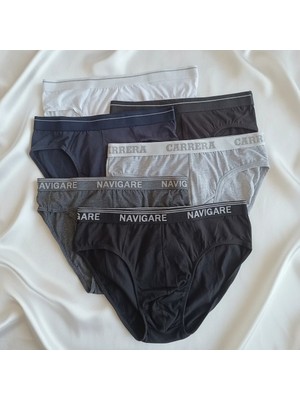 Bonbon Erkek 6'lı Paket Karma Lastik Karışık Renk Slip BB2629