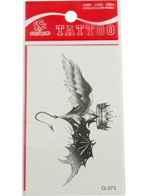 Taç Yarasa Tattoo Dövme Sticker
