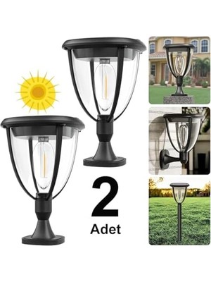 Yake Store Güneş Enerjili LED Aydınlatma 2 ADET/GT-SL21