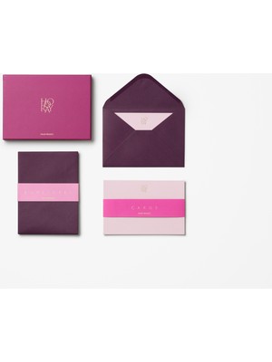 Print Works Printworks Zarf & Kart Seti - Hooray Cerise