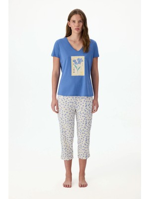 Penti Flower Time  Kapri Pijama Takımı