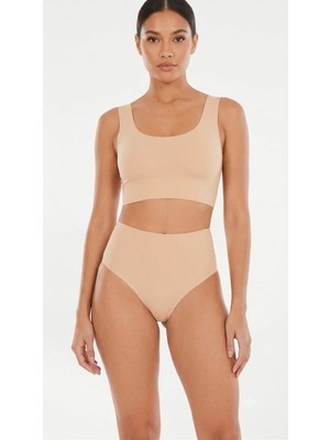 İmer Lingerie Imr 5035 Invisible Series Lazer Kesim Iz Yapmayan Dikişsiz Yüksek Bel String