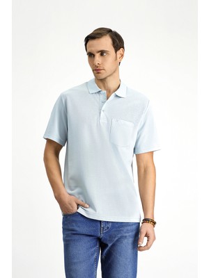 Polo Club Regular Fit Pamuklu Nakışlı Cepli Polo Yaka Tişört