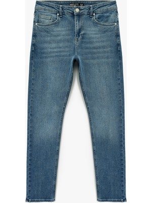 Koton Pamuklu Normal Bel Slim Fit Jean Pantolon - Brad Jean