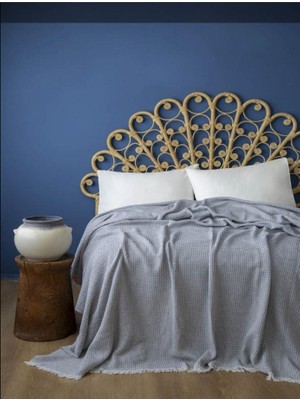 Apricitas Home Çift Kişilik Pike Miren Gri
