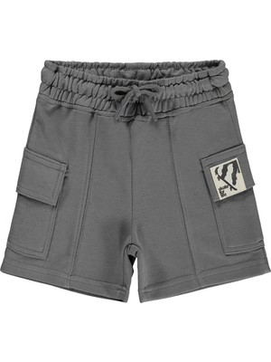 Civil Boys Basic Kargo Cepli 2-5 Yaş Kapri - Gri