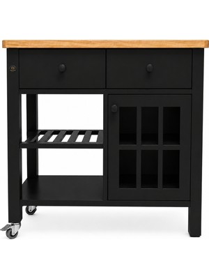 Dipole Furniture Mate Mat Lake Siyah (RAL-9005) Servant Mobilyası