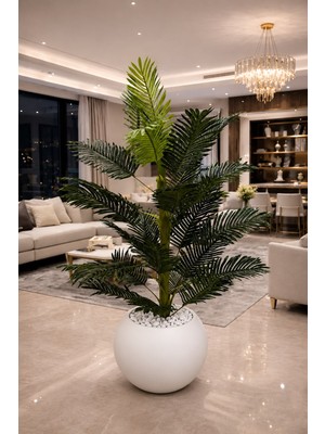 Altun Çiçekcilik Yapay Areka 150 Cm Lux Saksı Dahıl