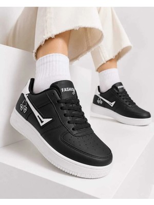 Slipcat Kadın Trend Kiraz Işlemeli Casual Sneaker, Nakış Detaylı Konforlu Günlük Ayakkabı