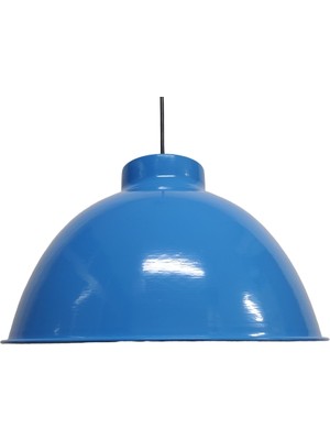Rsylight Metal Mavi Beyaz Retro Dekoratif Kafe Mutfak Sarkıt Avize