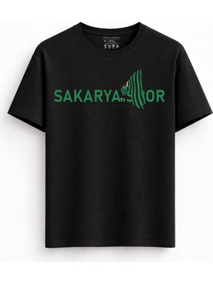 Rabona Fashion Sakaryaspor Yeşil Siyah Tutku 54 T-Shirt
