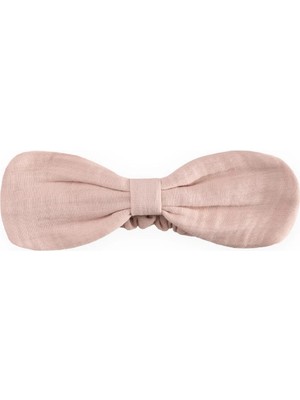 Cigit Müslin Lastikli Fiyok Bandana Pudra Pembe