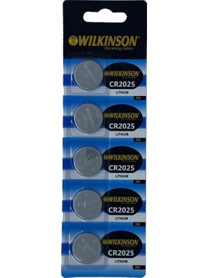 Evimdeyokyok Wılkınson 2025 3V Lityum Düğme Pil 5'li Paket