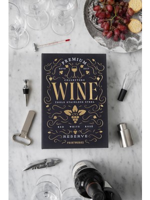 Print Works Printworks The Essentials - Büyük Şarap Seti