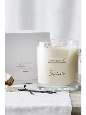 The White Company Seychelles Indulgence 4 Fitilli Büyük Mum 2000 G
