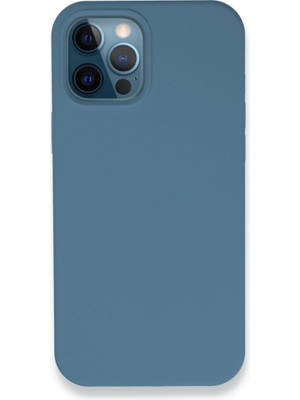 Mestore Apple Iphone 12 Pro Kılıf Lansman Legant Silikon - Açık Mavi