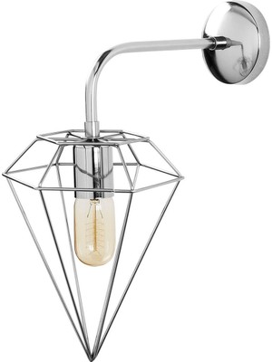 Rsylight Krom  Modern  Rustik Retro Dekoratif Prizma Duvar Aplik
