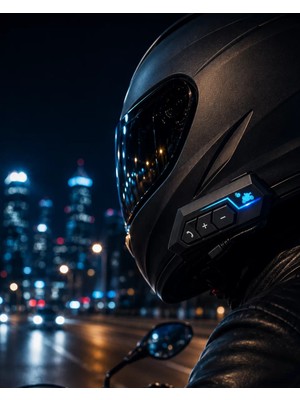 Hep Evrensel Motosiklet Kask Bluetooth Kulaklık Uzun Pil Süreli Tasarım Najmaddin
