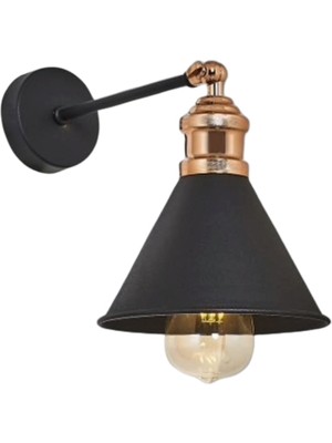 Rsylight Retro Metal Mafsallı Rustik Dekoratif Duvar Aplik