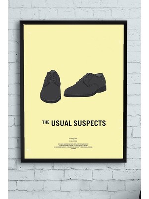 The Usual Suspectsfilm Afişi Çerçeveli Tablo 3 50X70CM