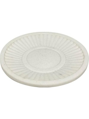 Tezgah Üstü Katı Sabunluk Beyaz 25X133X133 mm