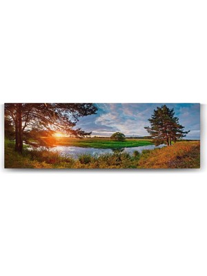 Panorama Manzara Tablo - 120X40CM