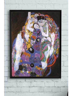 Klimt - The Virgin Sanatsal Çerçeveli Tablo 21X30CM