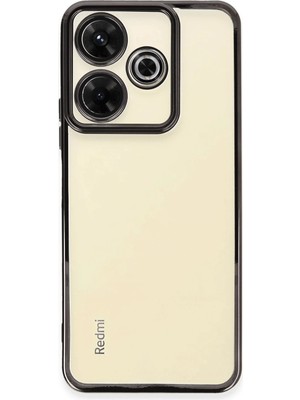 Muratech Newface Xiaomi Redmi 13 4g Kılıf Razer Lensli Silikon - Siyah