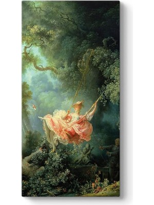 Jean Honore Fragonard - Swing Tablosu 50 x 100