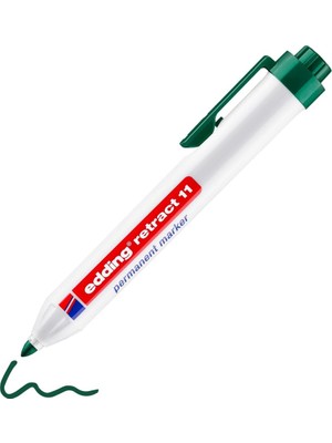 11 Permanent Markör - Yeşil - 1 Kalem - Yuvarluk Uç 1.5-3 mm