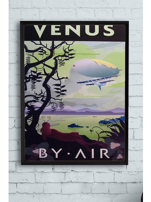 (PSTER13821) Venus By Air Art Sanatsal Çerçeveli Tablo (30 x 40CM)