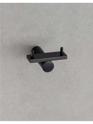 Pıvot Ikili Askılık Siyah Renk 484X80X82 mm