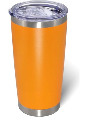 Çift Katmanlı Paslanmaz Çelik Pipet Girişli 600ML Sıcak Soğuk Tutan Bardak Termos Mug - FC1142