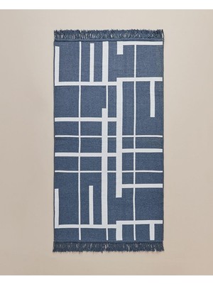 Dokuma Kilim 80X150 cm Gri
