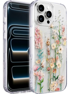 Zenviaa Onegif Apple Iphone 16 Pro Max Desina Magsafe Kapak - Desen 1 ZENVIAAC12