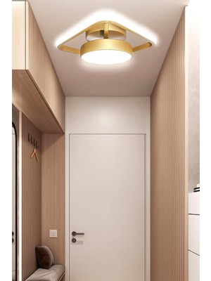 Alen Tekli Eskitme Enerji Tasarruflu Beyaz Işık Modern LED Avize Çocuk Odası Koridor Giyinme Oda
