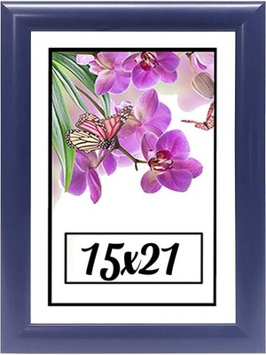 Hediyelik Çerçeve Dekorasyon Kişiye Özel Resim Çerçevesi Ölçü: 15X21 15X21-LAM22-LACIVERT