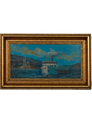 Galeri Atmaca Boğaz Sularında Nostaljik Vapur ve Tarihi Istanbul
