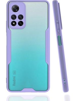 Evimdeyokyok Xiaomi Redmi Note 11 Pro Plus 5g Kılıf Platin Silikon - Lila
