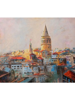 Galeri Atmaca Galata'nın Altın Işığı: Şehrin Nostaljik Silüeti