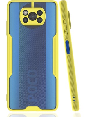 Evimdeyokyok Xiaomi Pocophone X3 Kılıf Platin Silikon - Sarı