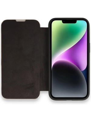 Evimdeyokyok Apple Iphone 14 Pro Kılıf Dolpin Kapaklı - Siyah