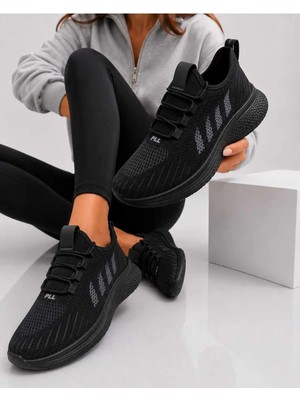 Slipcat Unisex Hafif Taban, Nefes Alabilen, Triko Yüzey, Günlük Yürüyüş Spor Sneaker Ayakkabı