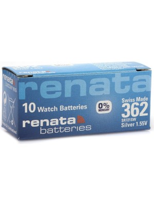 Evimdeyokyok Renata 362 SR721SW 1.55V Alkalin Saat Pili 10 Adet