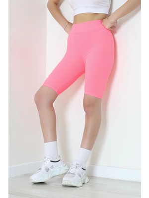 Modi Fitilli Biker Tayt Neonpembe - 44178.1881.