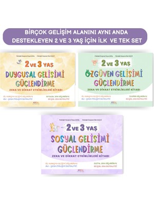 Kitza Yayınları 2 ve Eğitici Etkinlik Seti Duygusal-Sosyal-Özgüven Gelişimini Destekler
