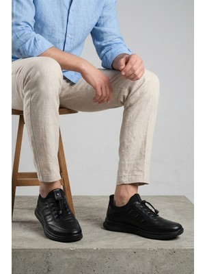 Walkenzo 5950 Hakiki Deri Anatomik Taban Günlük Erkek Ayakkabı
