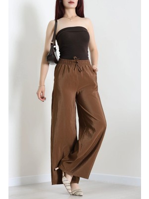 Modi Modal Kumaş Bol Paça Pantolon Camel - 53650.1837.