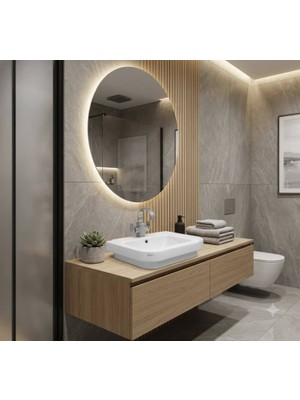 Serel - Verda 95 cm Lavabo Beyaz - 8936TDS000